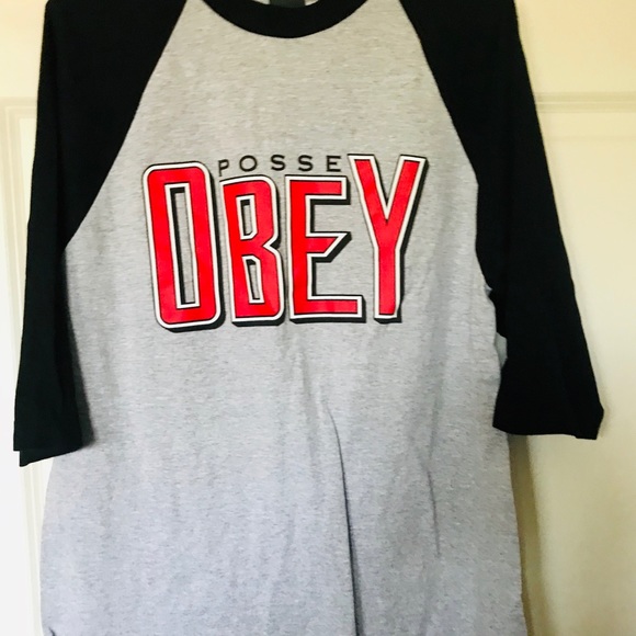 OBEY Baseball Tee - Picture 1 of 4